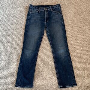 Mother Jeans  Mid Rise Dazzler Ankle On the Edge Size 27
